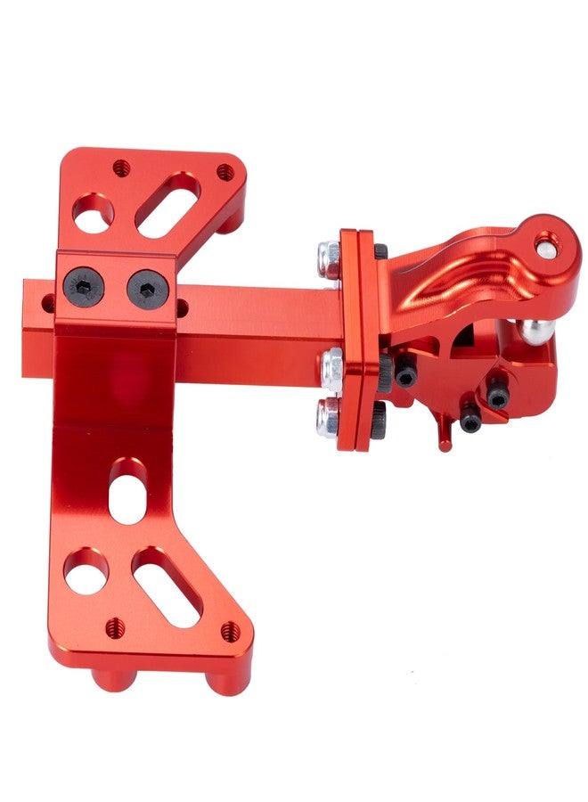 JGGZONE RC Trailer Hook Rack, Aluminium Alloy RC Trailer Hook Adjustable Trailer Hitch Hook Bracket Compatible with Axial SCX6 AXI05000 Wrangler 1/6 RC Crawler Car Upgrade Parts (Red) - Image 2